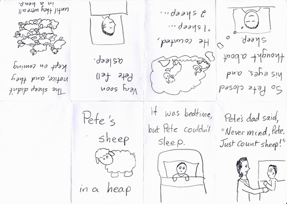 Pete's Sheep - hand drawn
